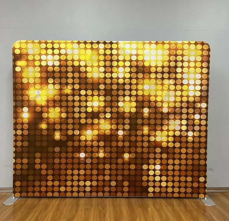 Gold photo booth backdrop singapore