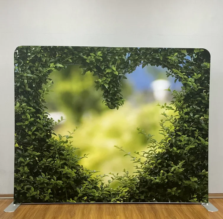Heart photo booth backdrop singapore