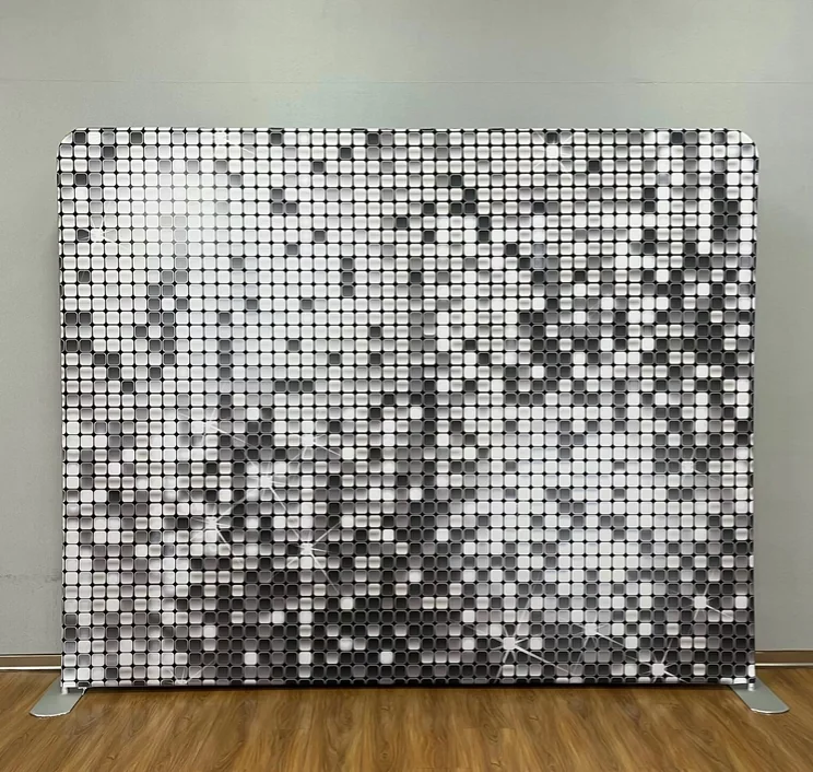 Silver photo booth backdrop singapore