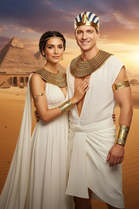 Ancient Egypt AI photo booth portrait — iSnap Photography Singapore