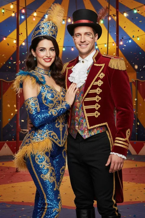 Circus Performer AI photo booth portrait — iSnap Photography Singapore