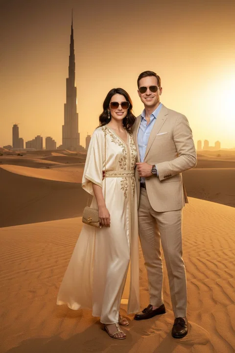 Dubai UAE AI photo booth portrait — iSnap Photography Singapore