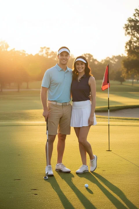 Golf AI photo booth portrait — iSnap Photography Singapore