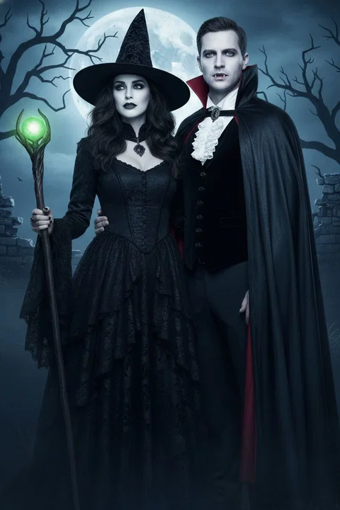 Halloween AI photo booth portrait — iSnap Photography Singapore