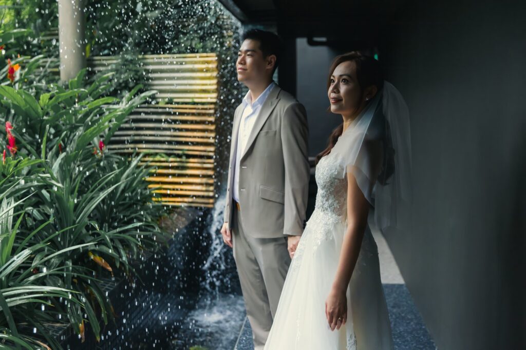 Solemnisation photography Singapore — intimate couple moment
