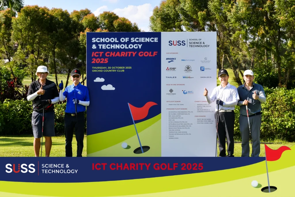 iSnap photo booth at a corporate charity golf event in Singapore