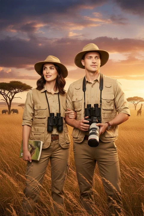 Safari Adventure AI photo booth portrait — iSnap Photography Singapore
