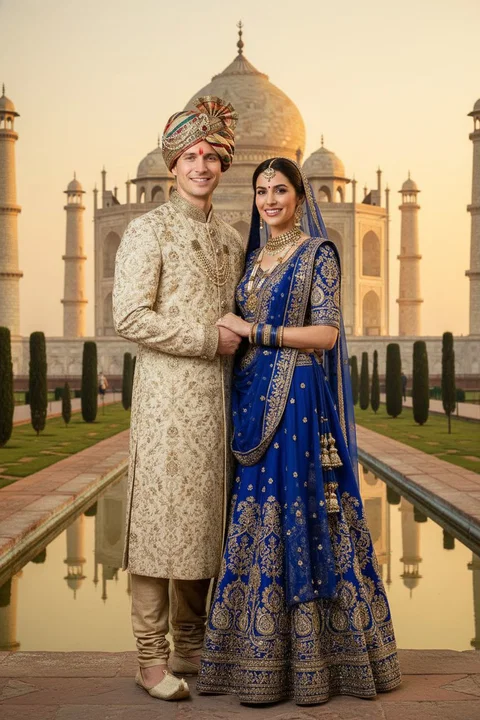 TAJ Mahal AI photo booth portrait — iSnap Photography Singapore