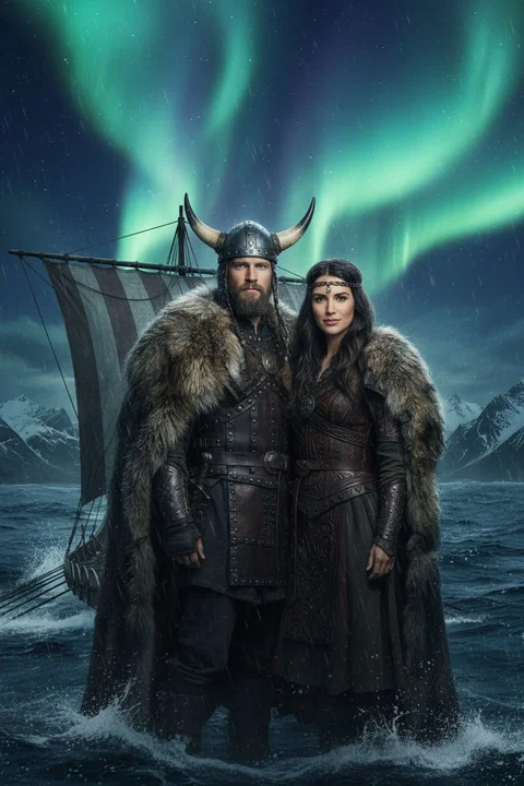 Viking Explorers AI photo booth portrait — iSnap Photography Singapore