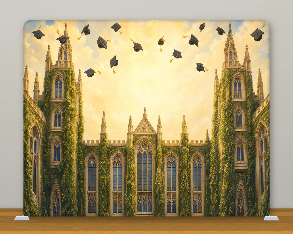 Graduation Castle photo booth backdrop singapore