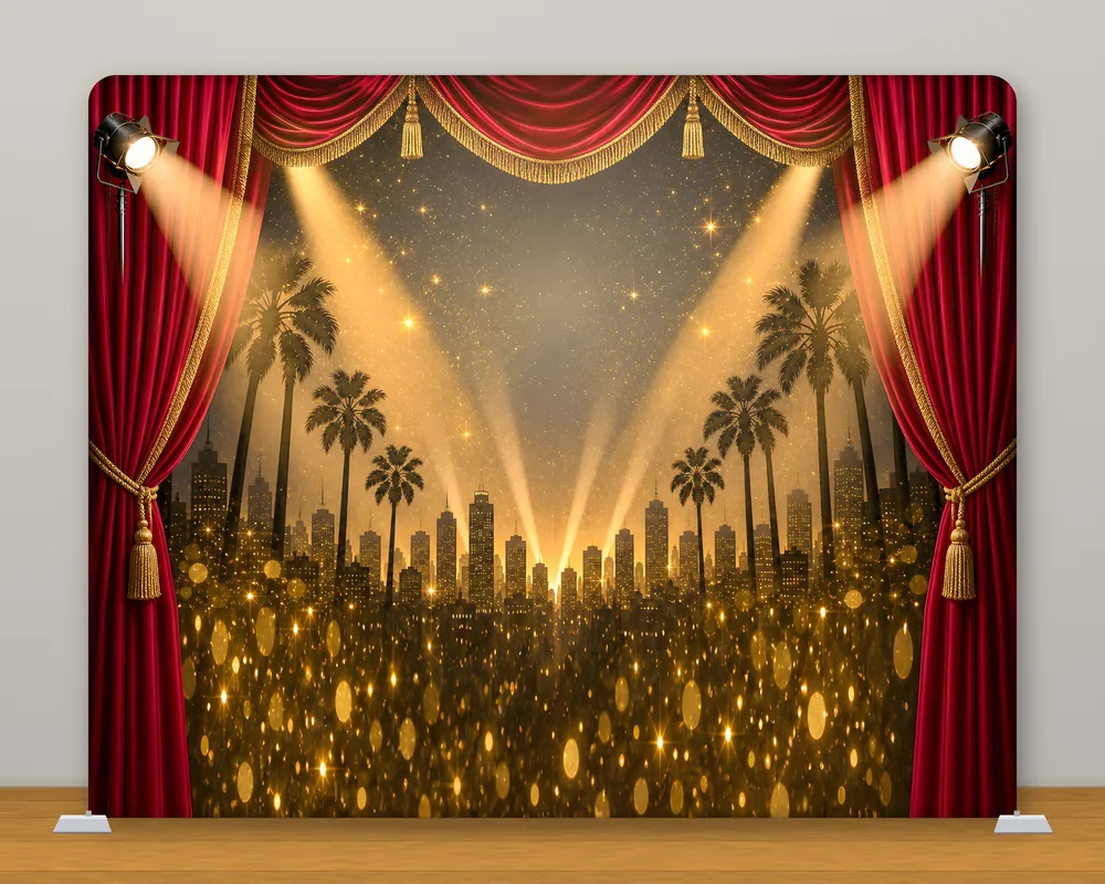 Hollywood Awards photo booth backdrop singapore
